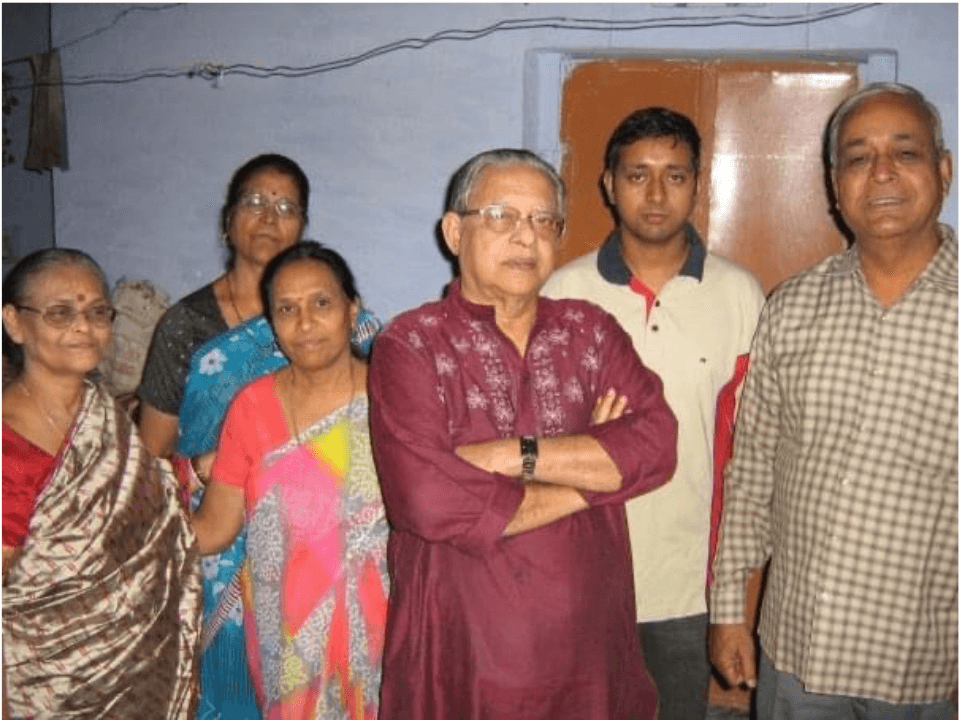 Adarsh with Guruji