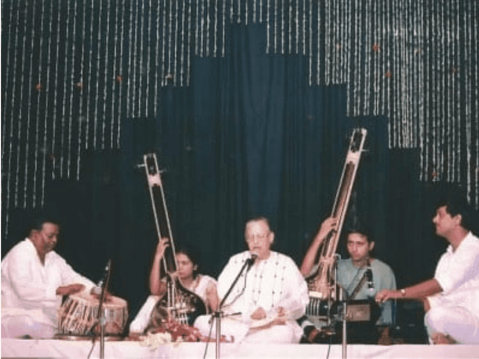 Adarsh with Guruji