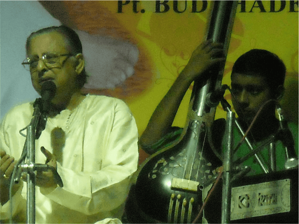 Adarsh with Guruji