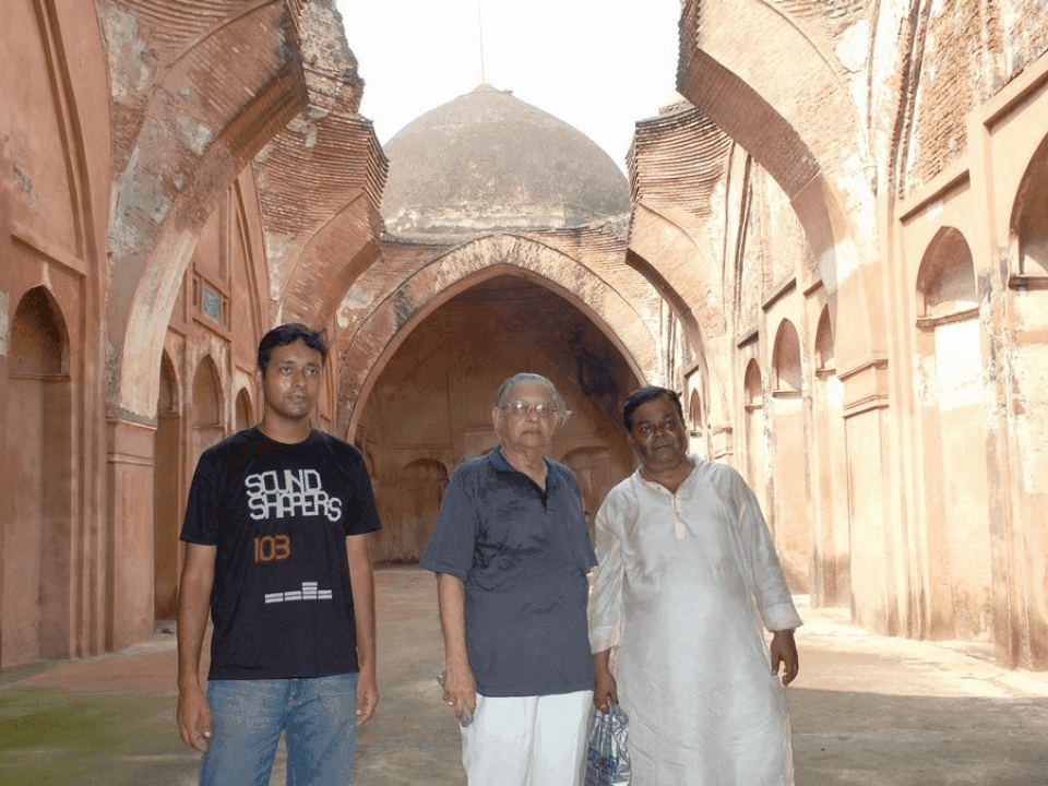 Adarsh with Guruji