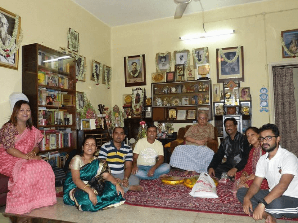 Adarsh with Guruji