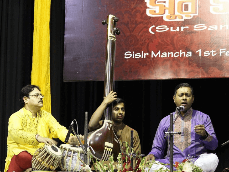 Adarsh with Guruji