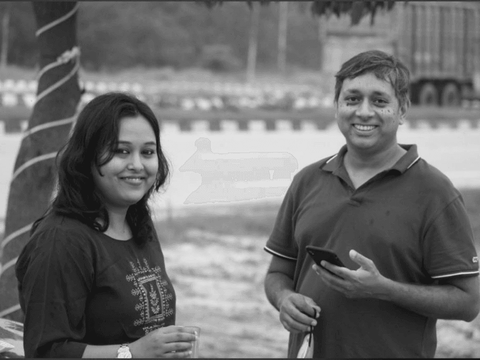 Adarsh with Guruji