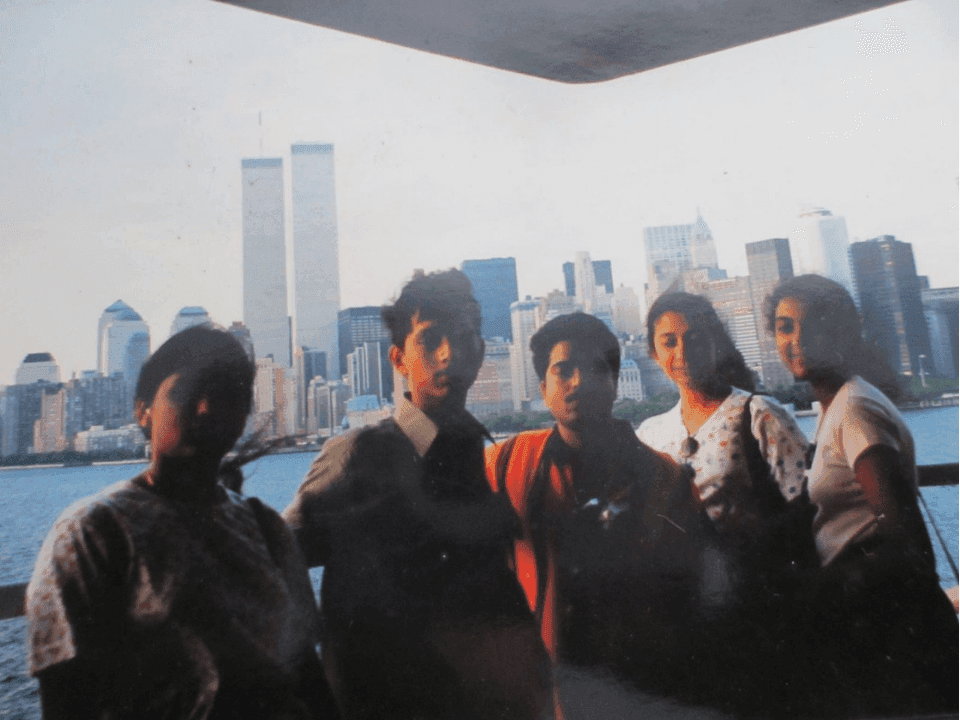 Adarsh with Guruji